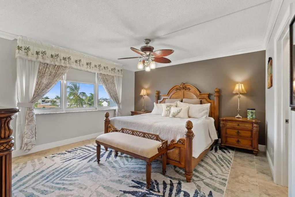 Spacious and bright primary bedroom