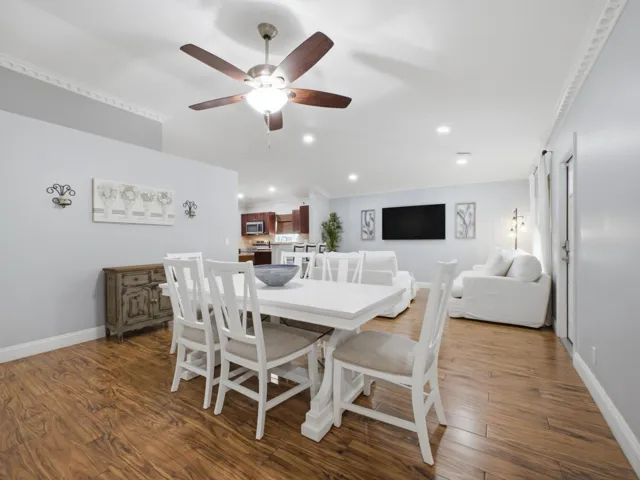 Dining to Living kitchen