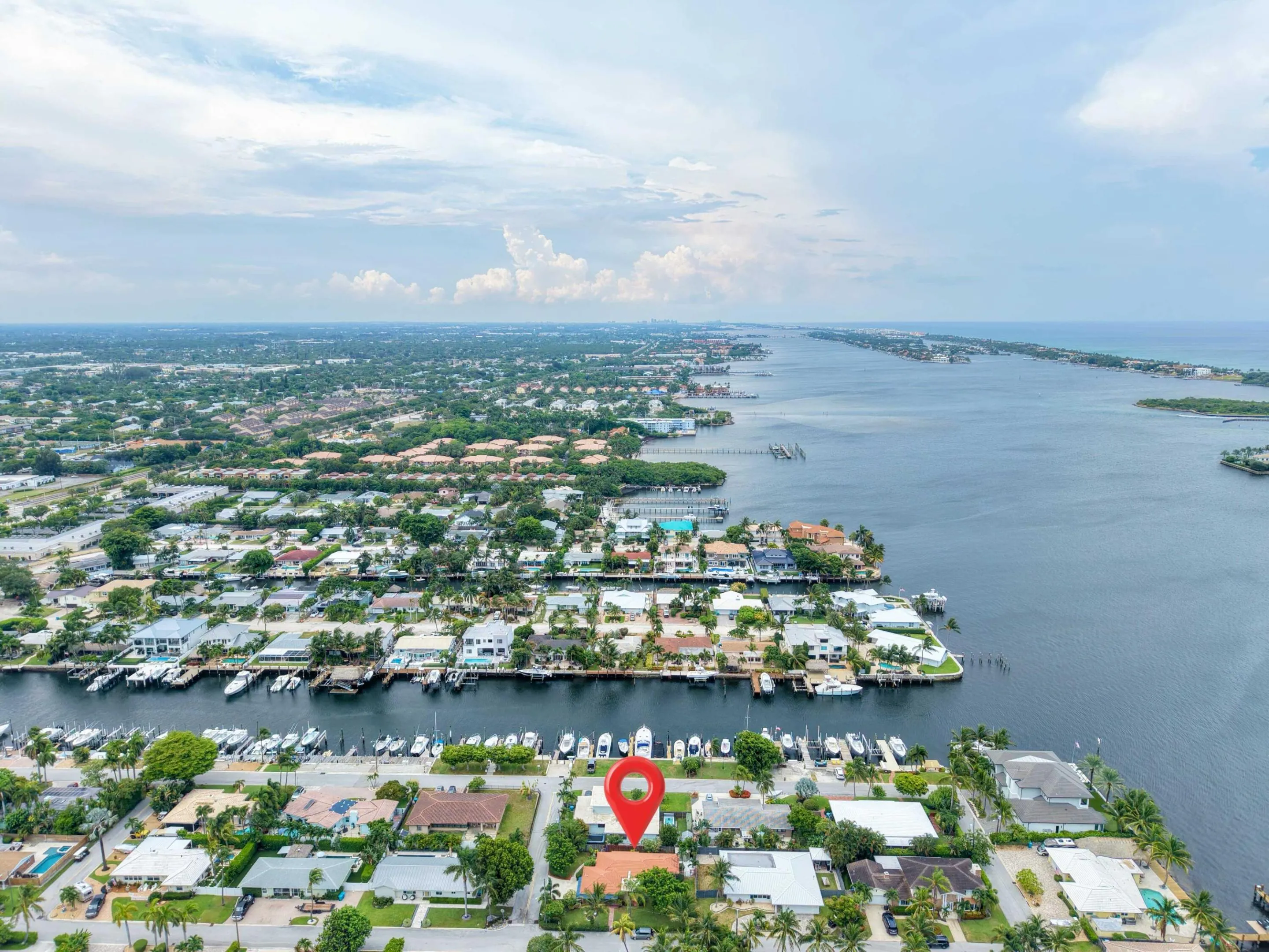 Panoramic to North