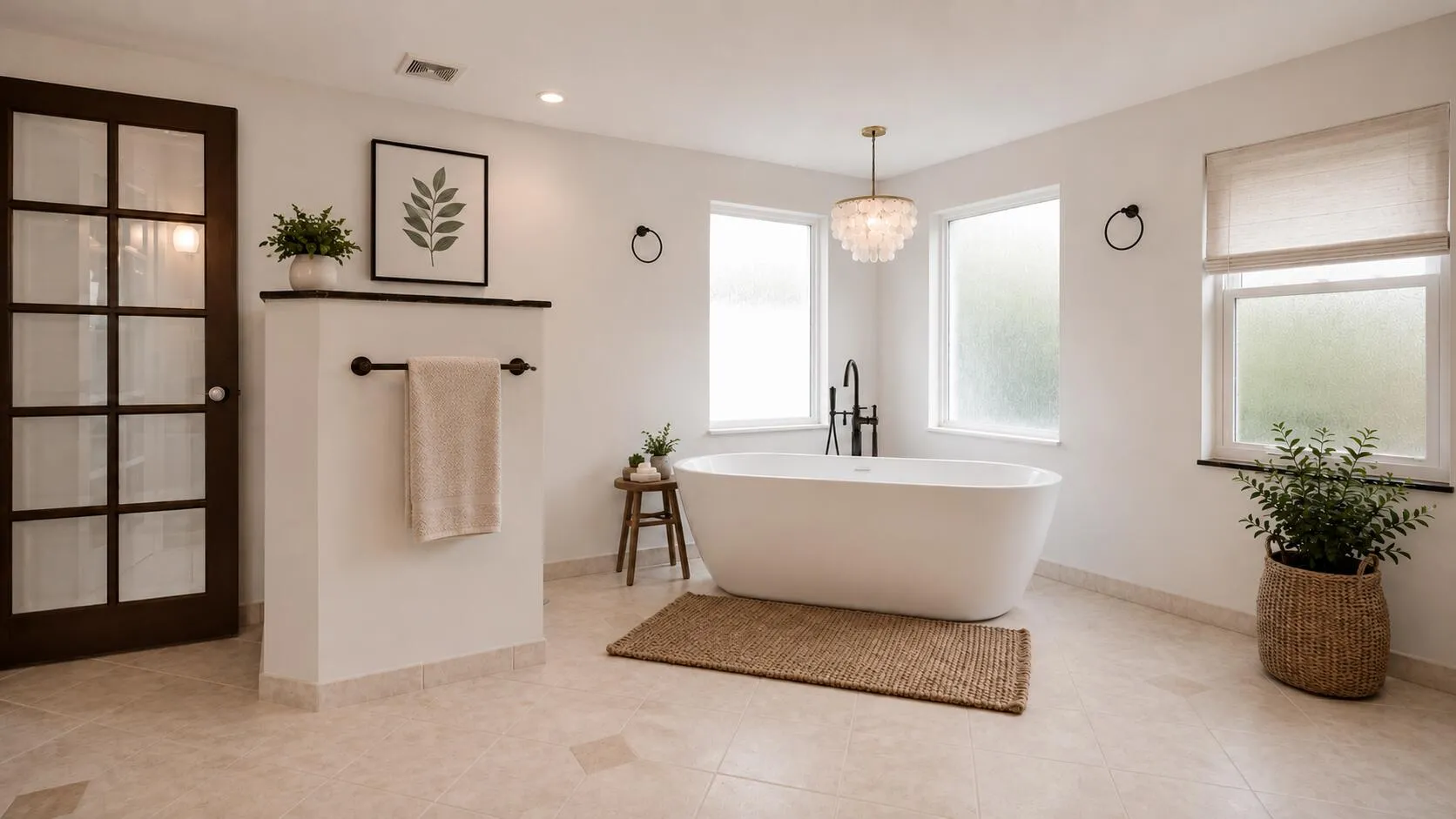 Virtually Renovated Primary Bathroom