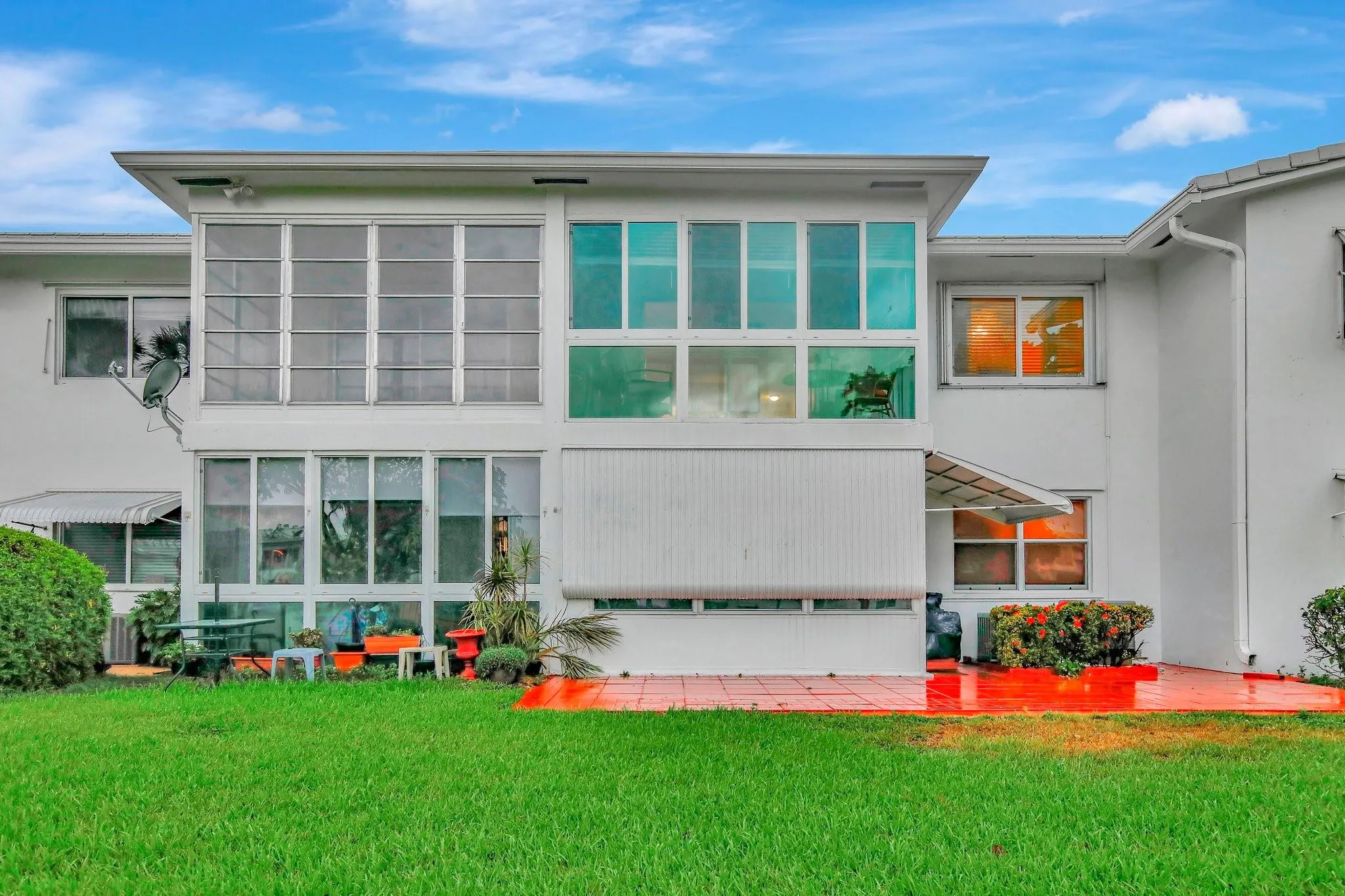 Back view of condo on the right!