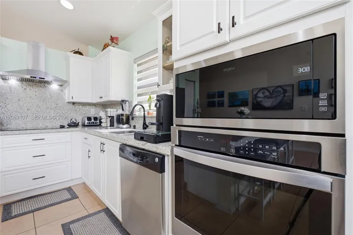 Microware & Oven in separate cabinet