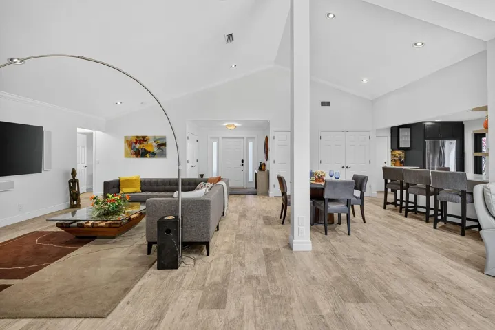 Wide-open floor plan.