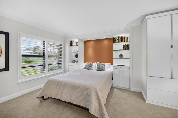 Wall closet for storage.
