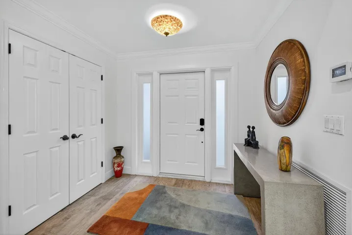 Foyer entry.