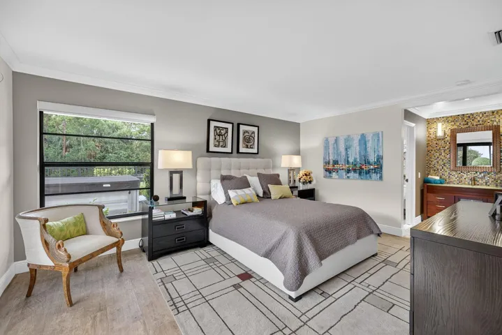 Primary bedroom with spacious areas to sprawl out.