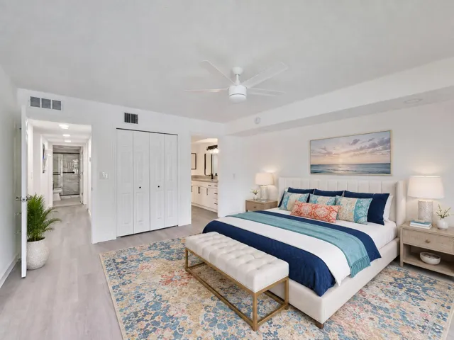Virtually Staged Primary Bedroom