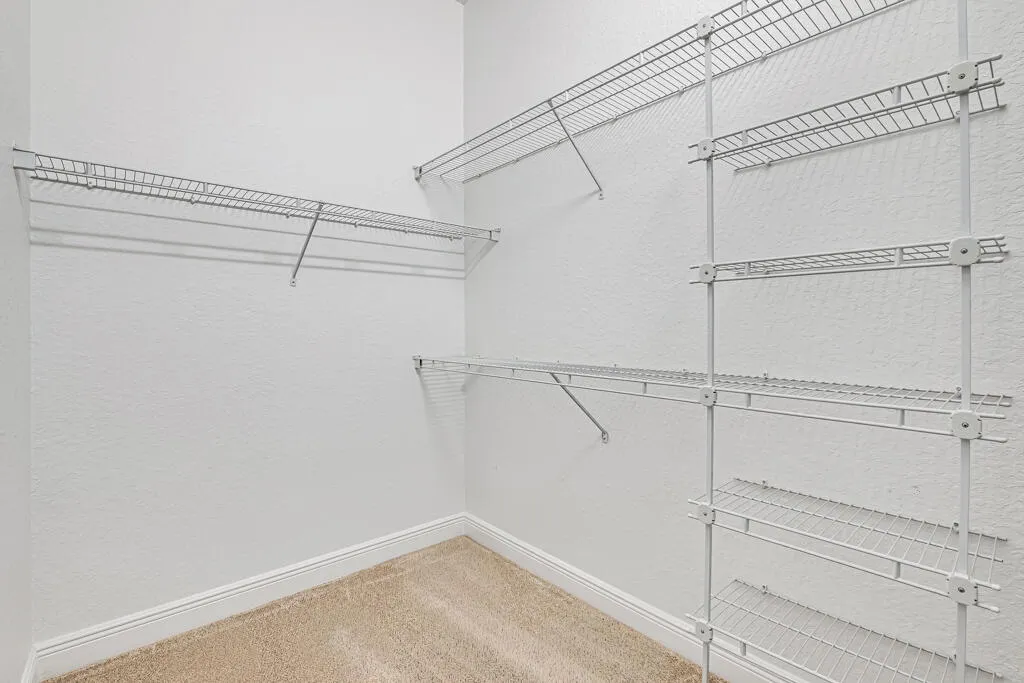 Primary walk in closet