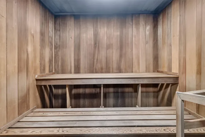 sauna in mens and ladies lockerrooms