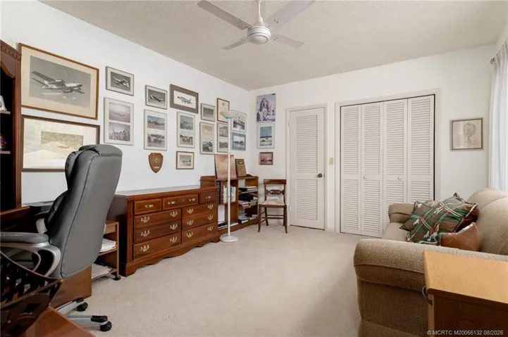 3rd Bedroom/Office and large closet and storage room beyond