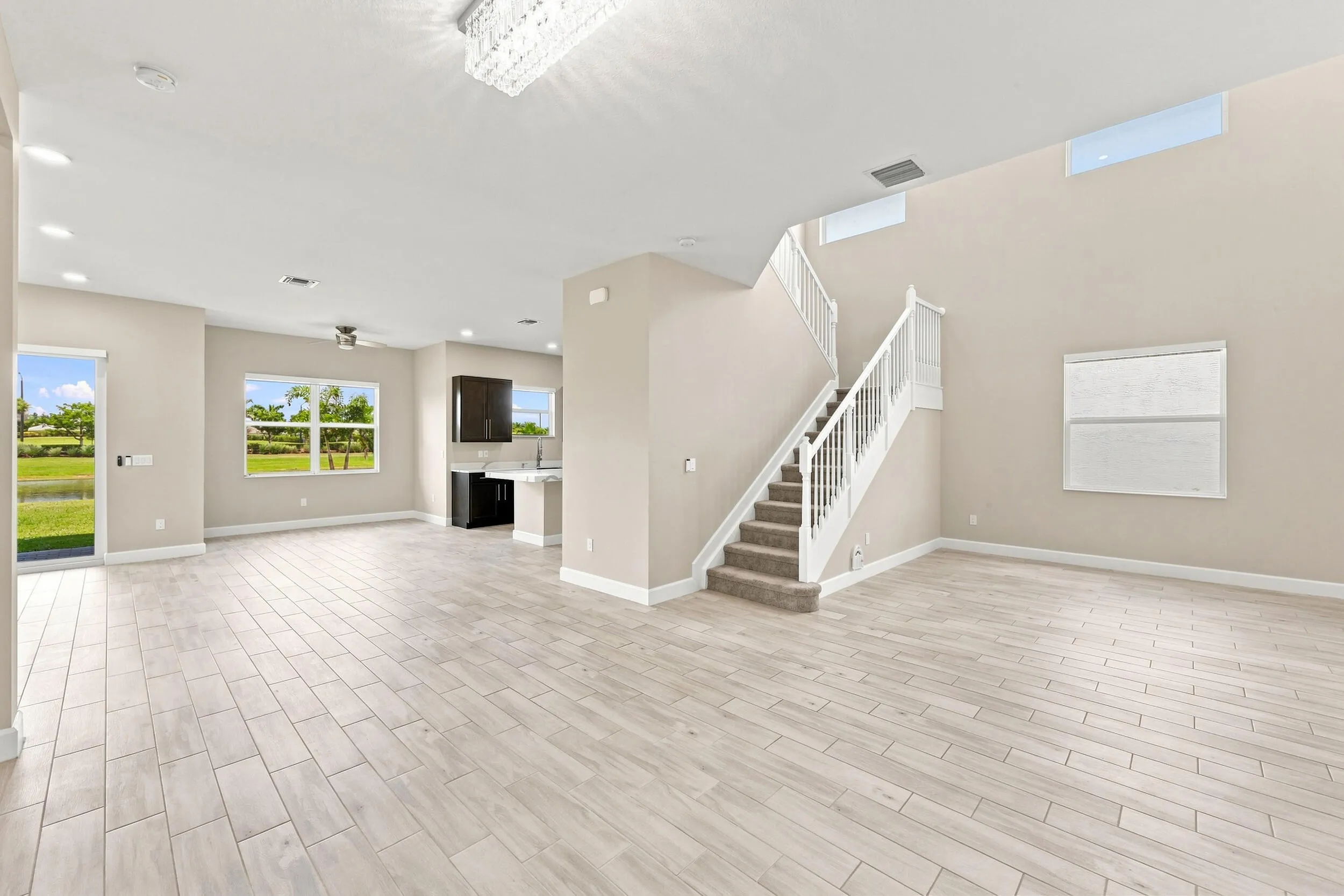 Open Dining, Foyer and Kitchen