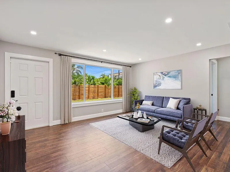 Living Room Virtual Staged