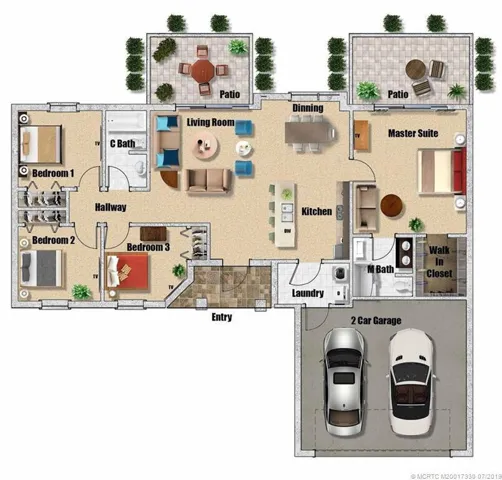 3022 SW Segovia - Floor Plan