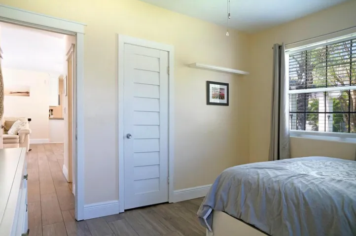 bedroom hall to living area