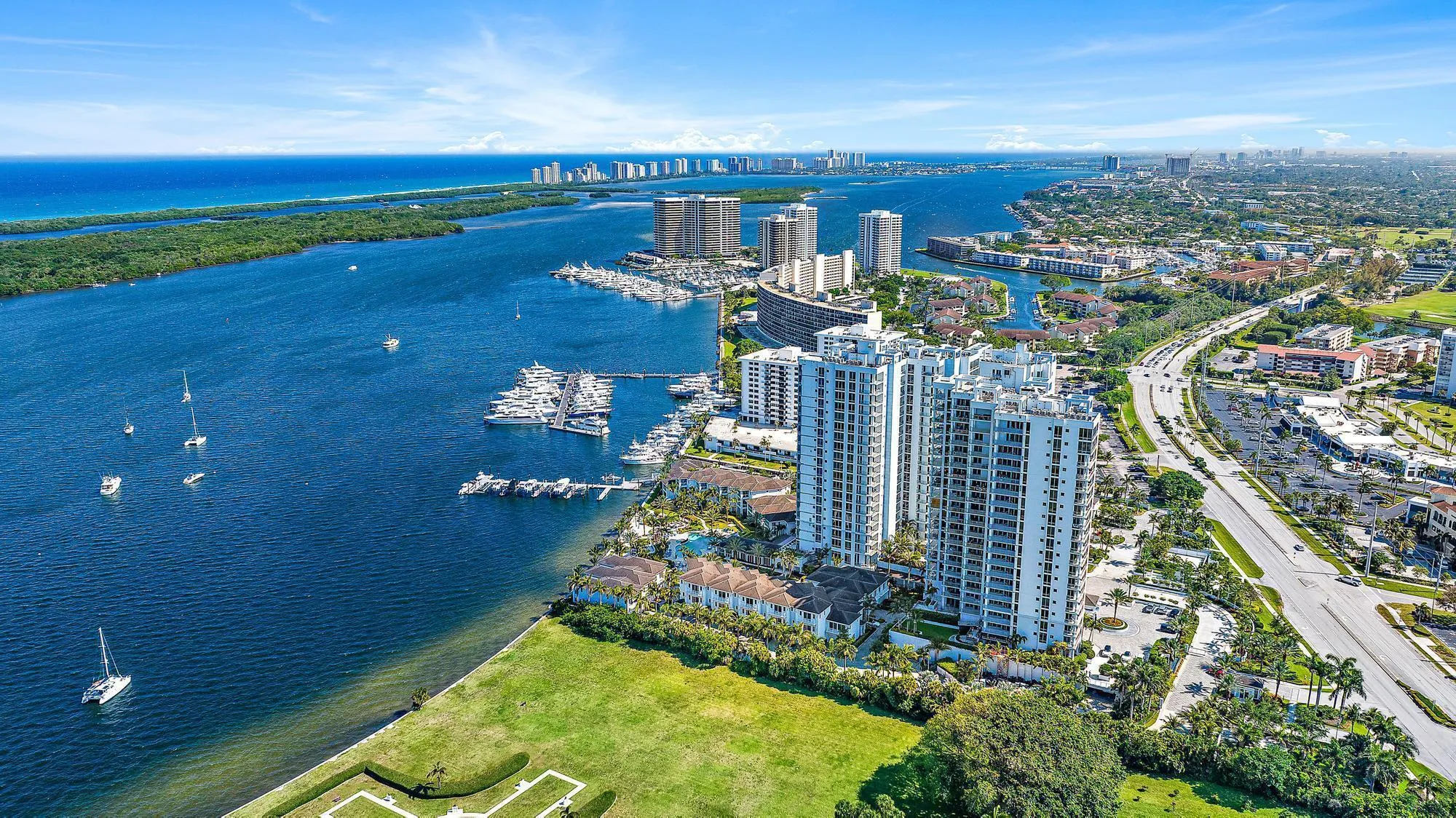 Waterfront Aerial View