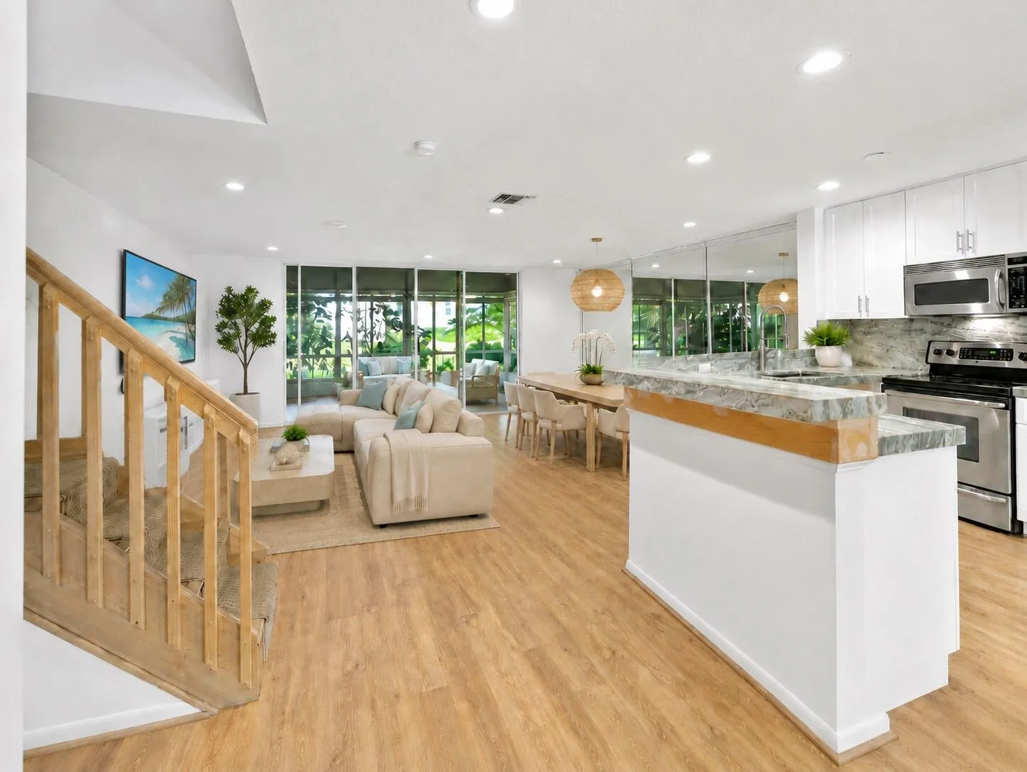 Virtually Staged First Floor