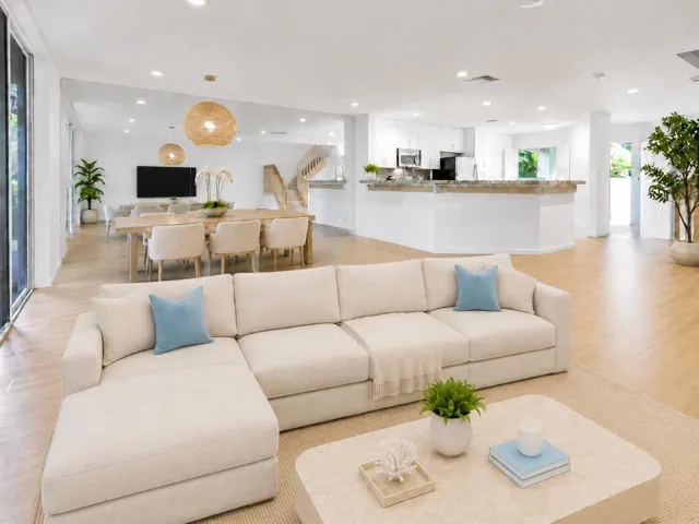 Virtually Staged Living/Dining