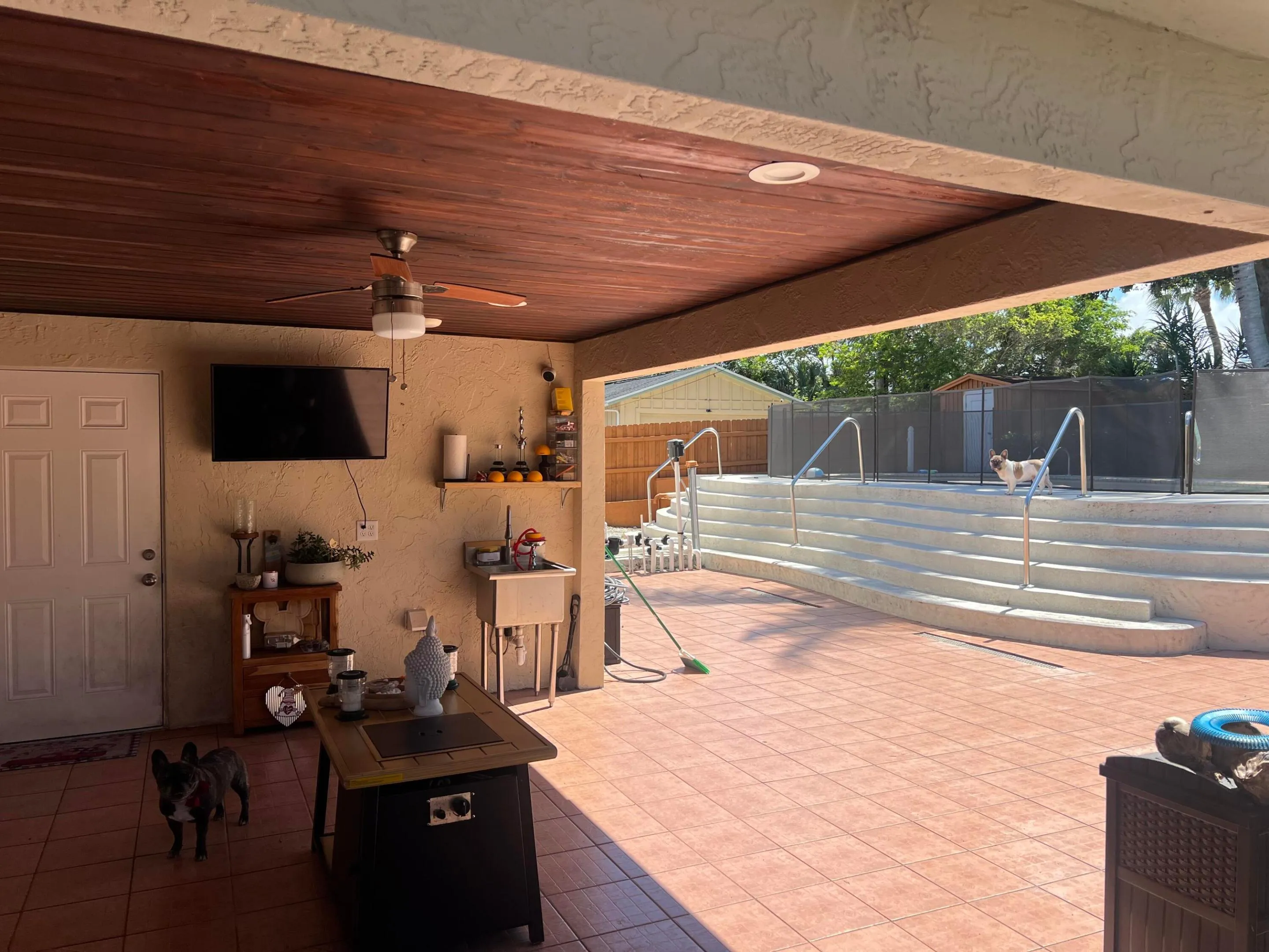 Back patio