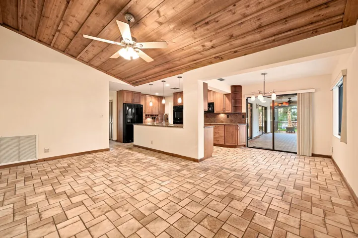 KITCHEN OPEN TO FAMILY ROOM