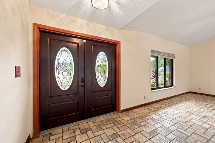 2 CUSTOM DOORS TO LIVING ROOM