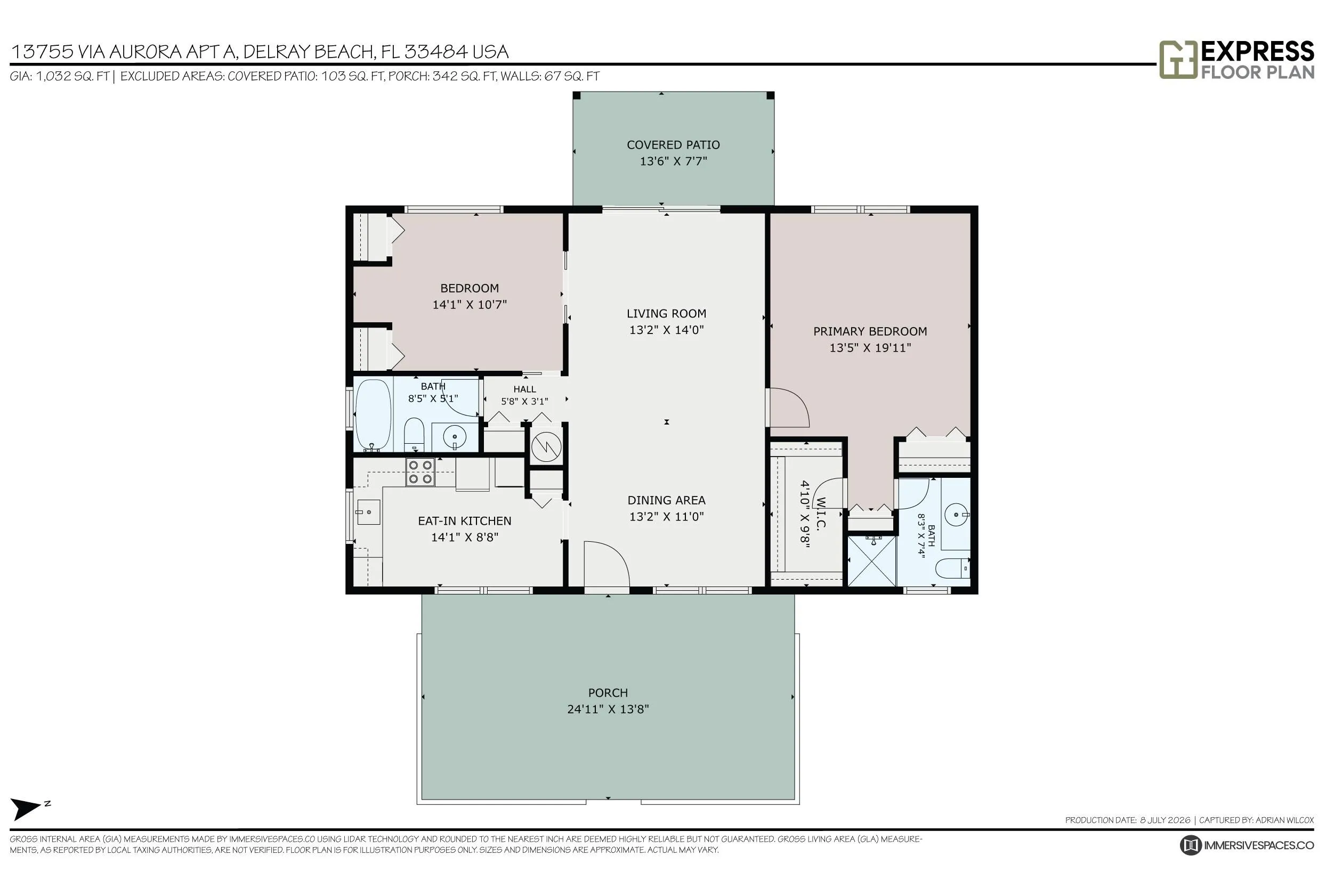Floorplan 13755 Via Aurora A