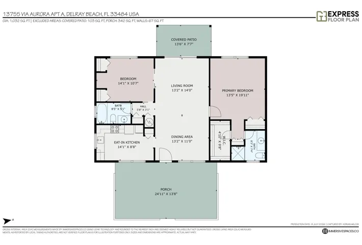 Floorplan 13755 Via Aurora A