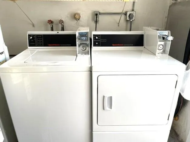 shared coin operated washer and dryer