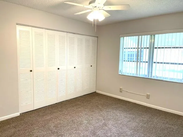 Guest bedroom with plenty of closet spac