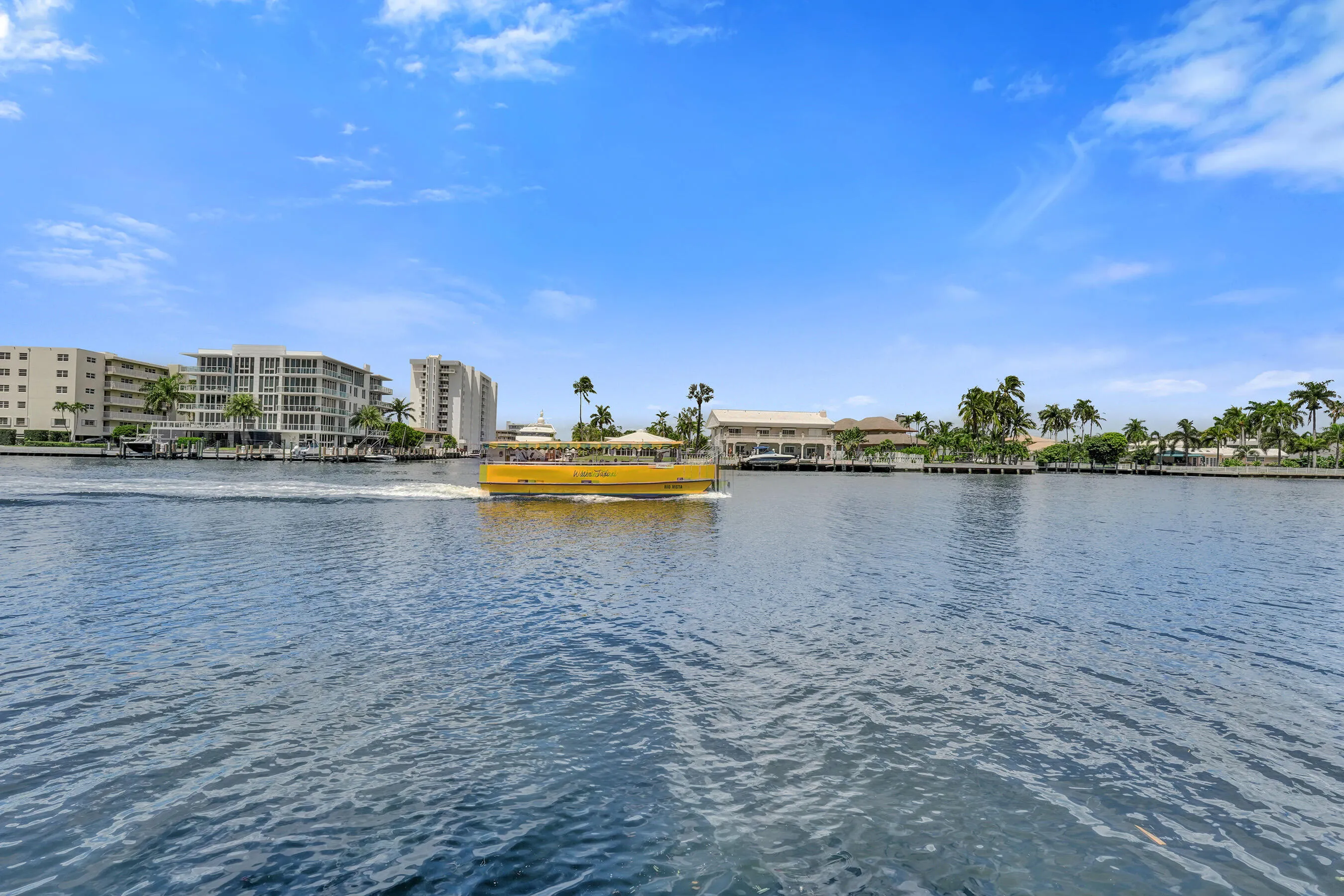Water taxi on the Intracoastal!