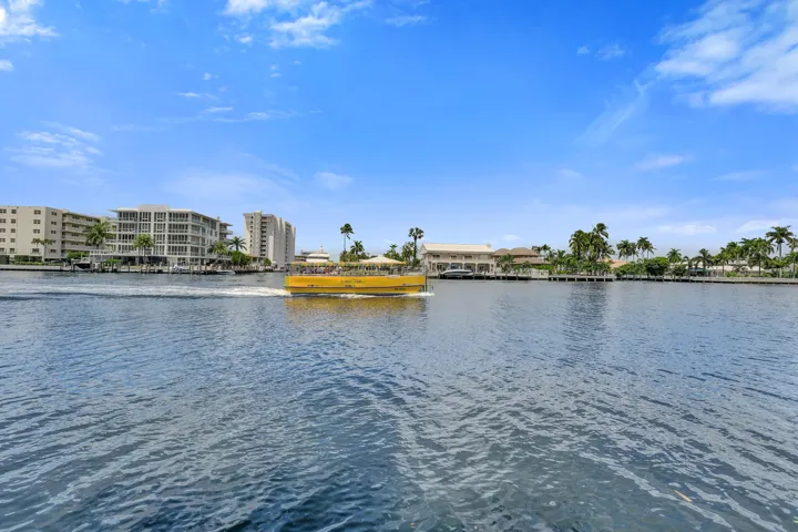 Water taxi on the Intracoastal!