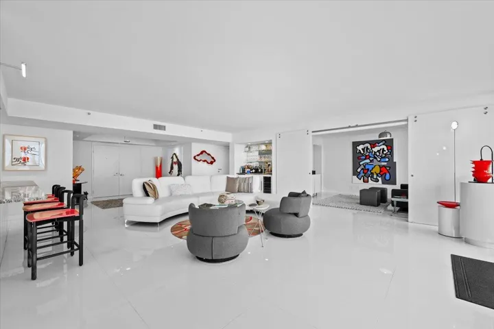 Living Room looking to 3rd Bedroom