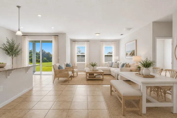 Living dining STAGED