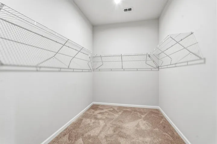 Primary closet