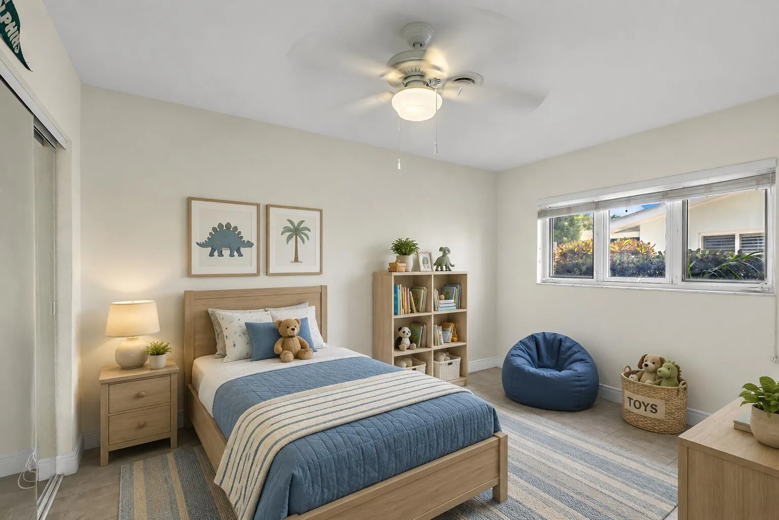 virtually stage secondary bedroom