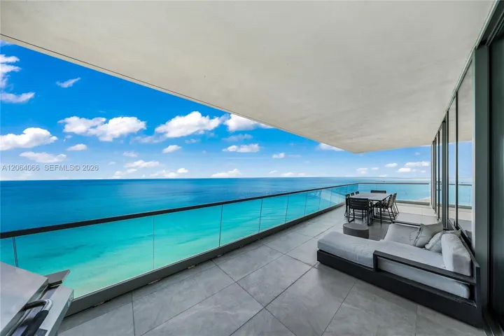 Balcony Unit 1804 from Living area and Master Bedroom