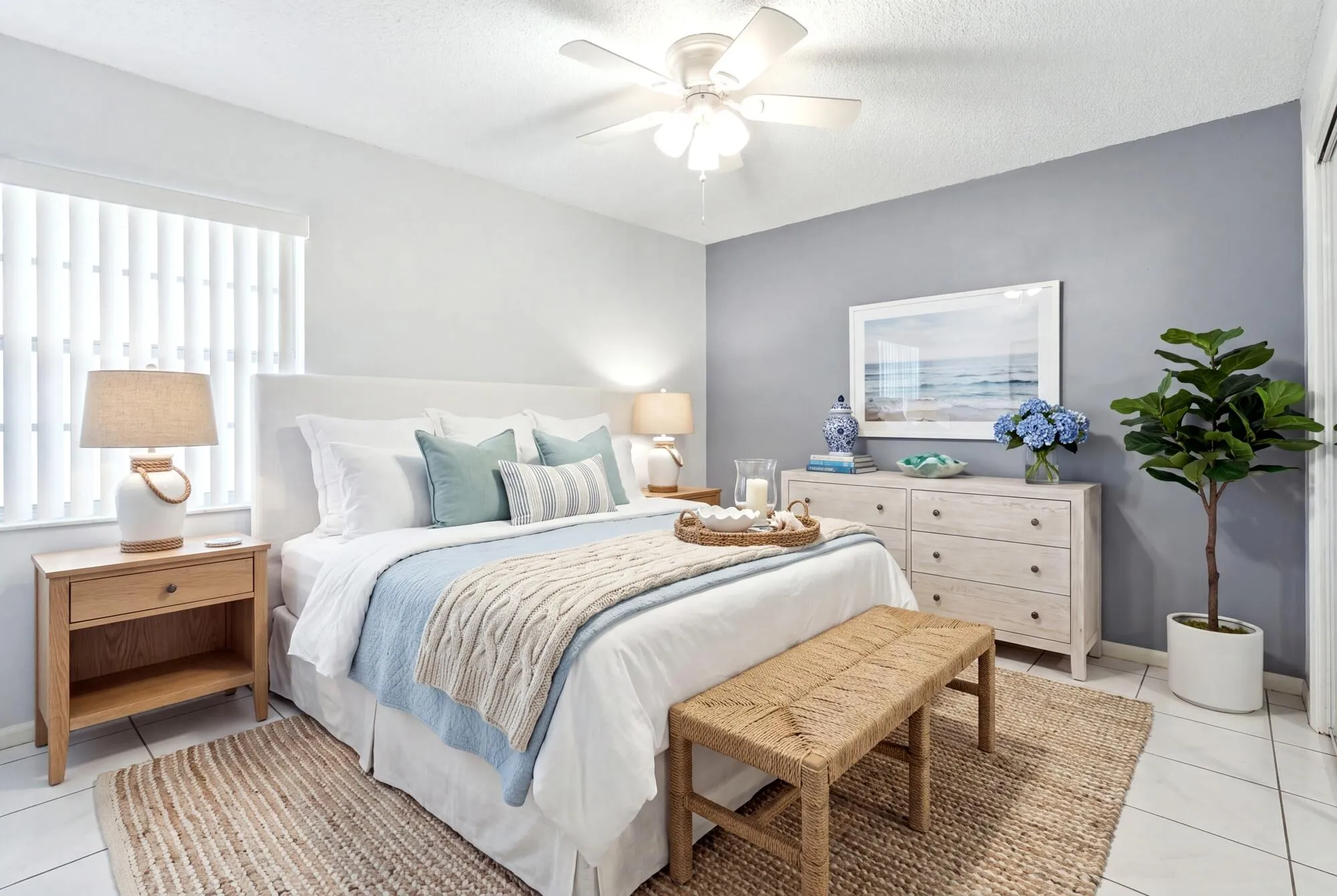 Virtually Staged Second Bedroom