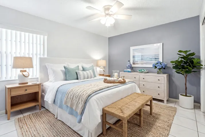 Virtually Staged Second Bedroom