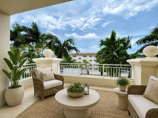 Oversized terrace.