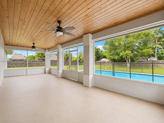 Covered screened Patio
