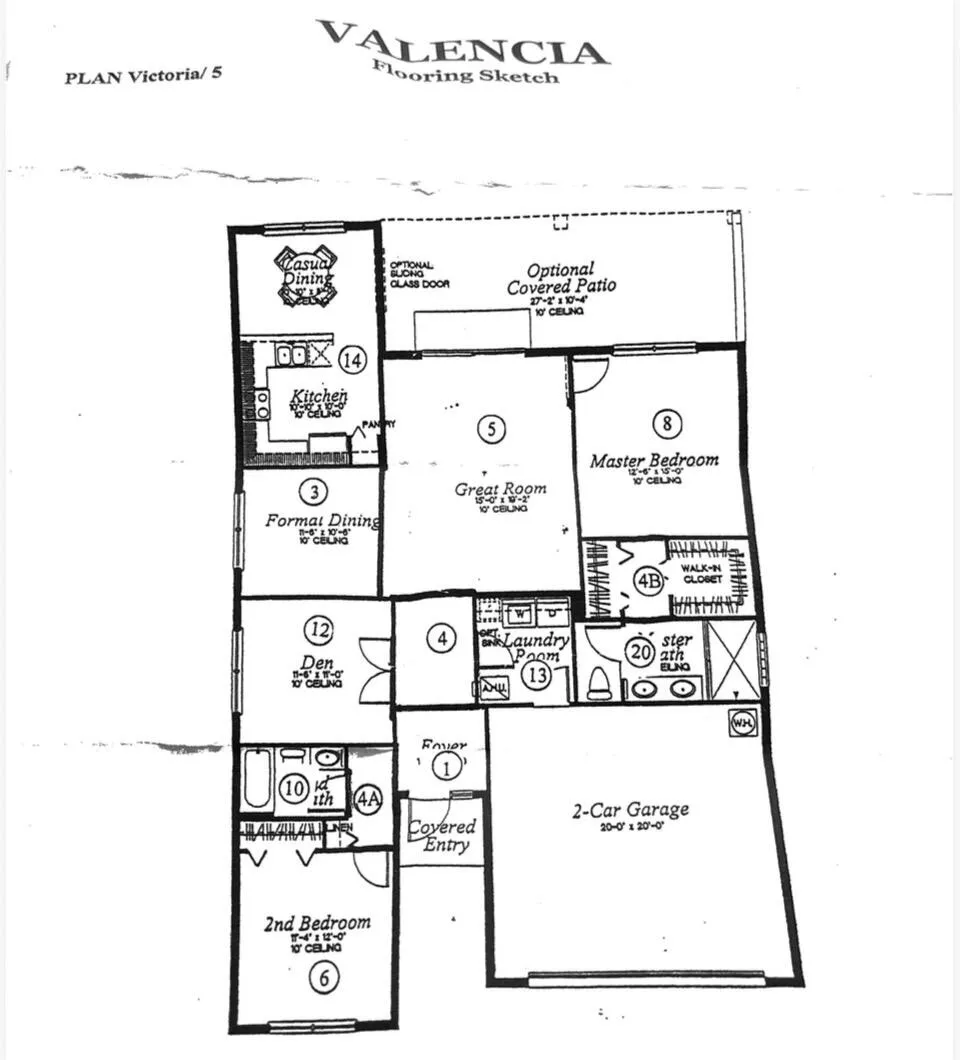 Floor plans with covered patio