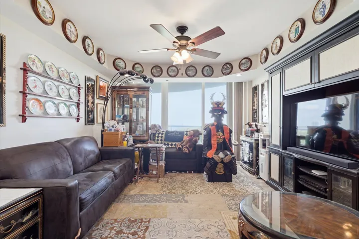 This photo was declutterd using AI. This room is traditionally used as the dinningroom
