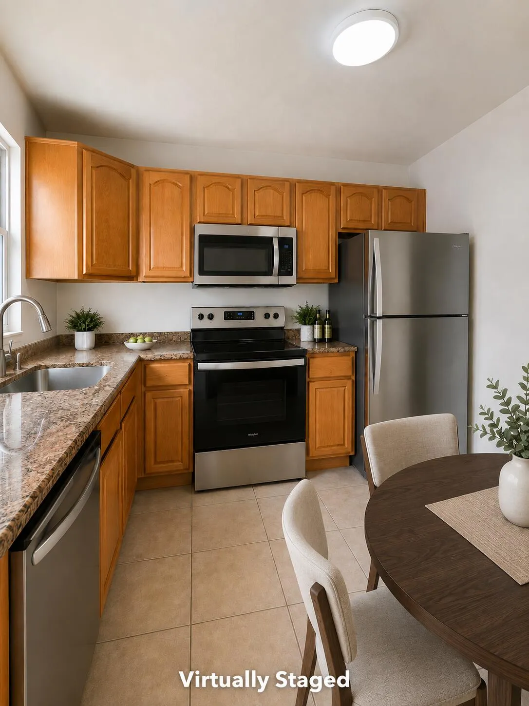 Virtual staged Kitchen