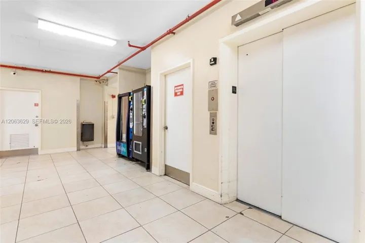 service elevator and vending machine