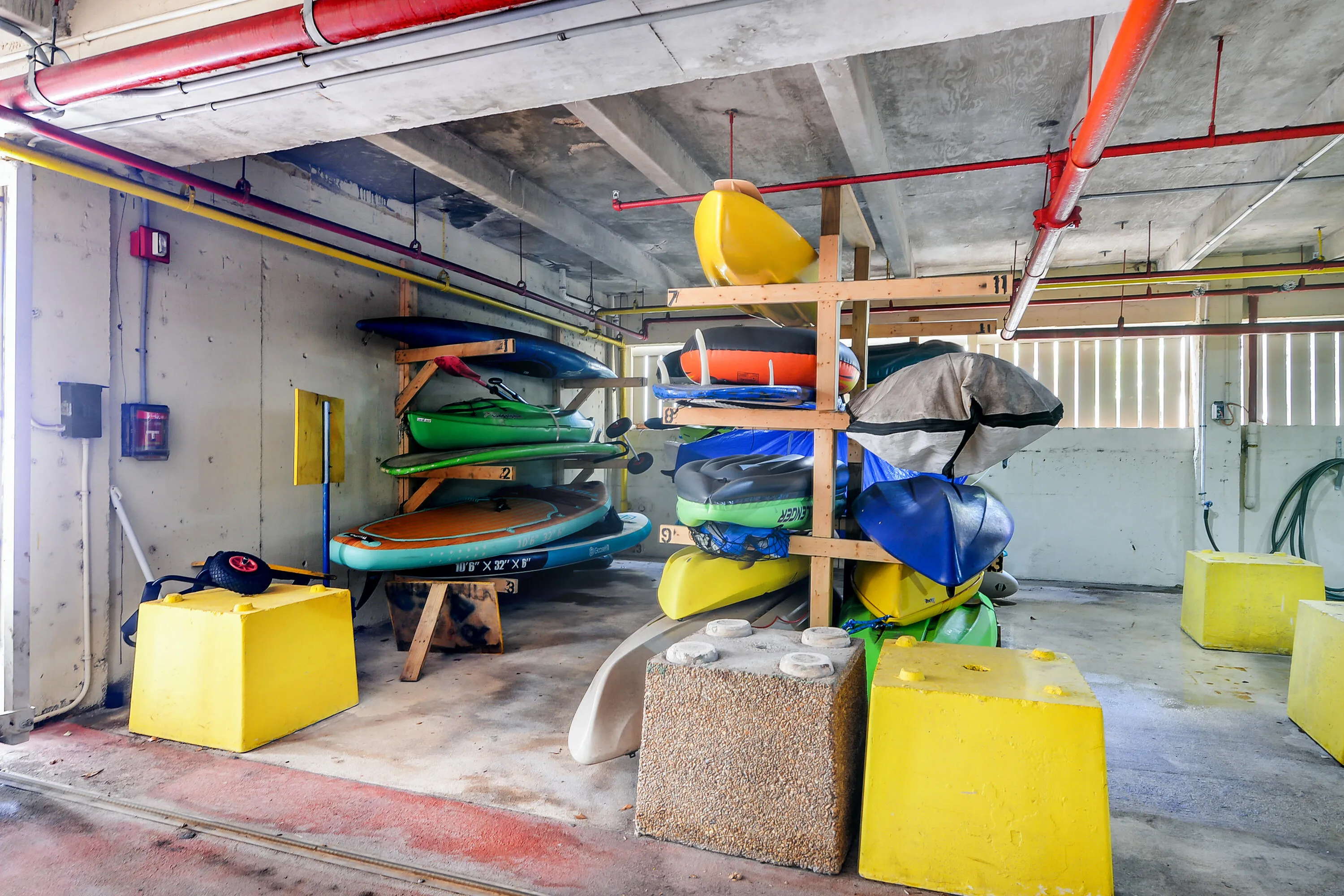 Kayak and SUP storage