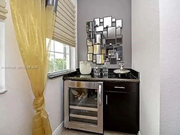 Wine Bar/coffee station in Primary Bedroom