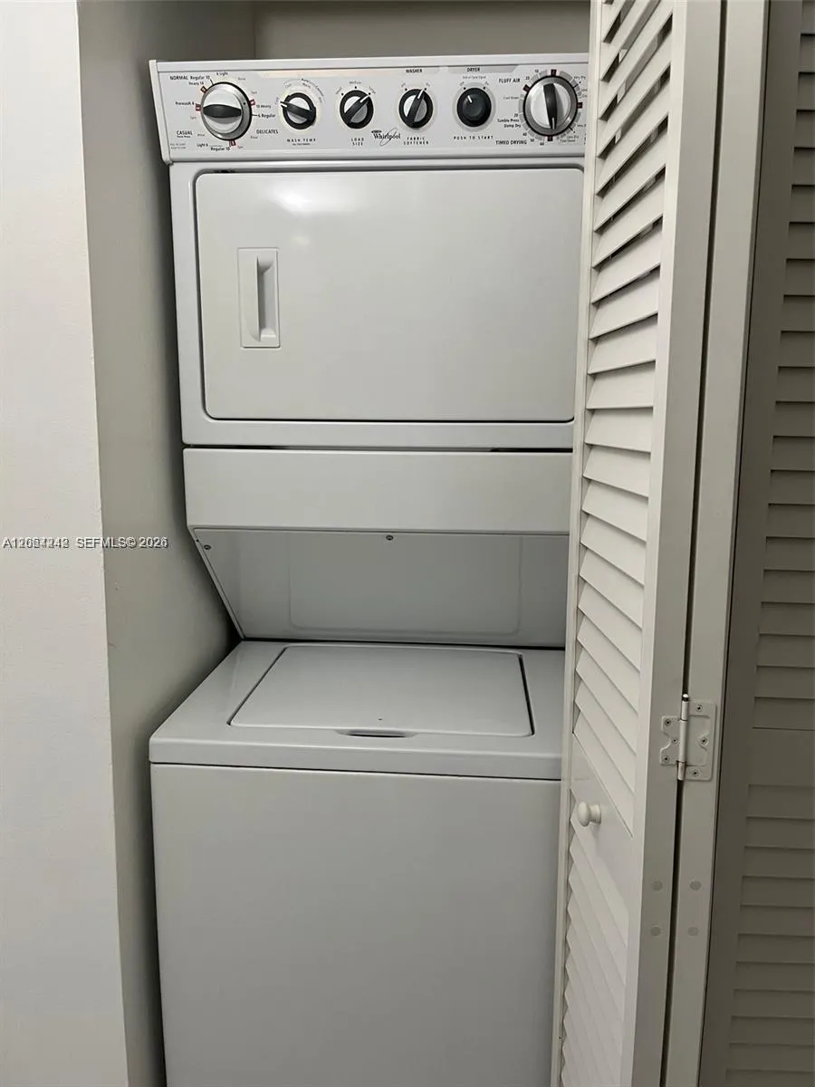 In unit washer and dryer