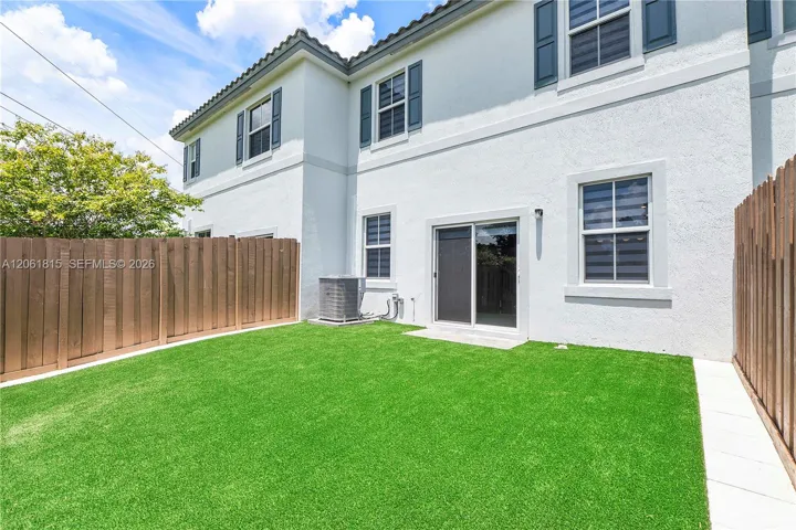 Backyard with Artificial Grass