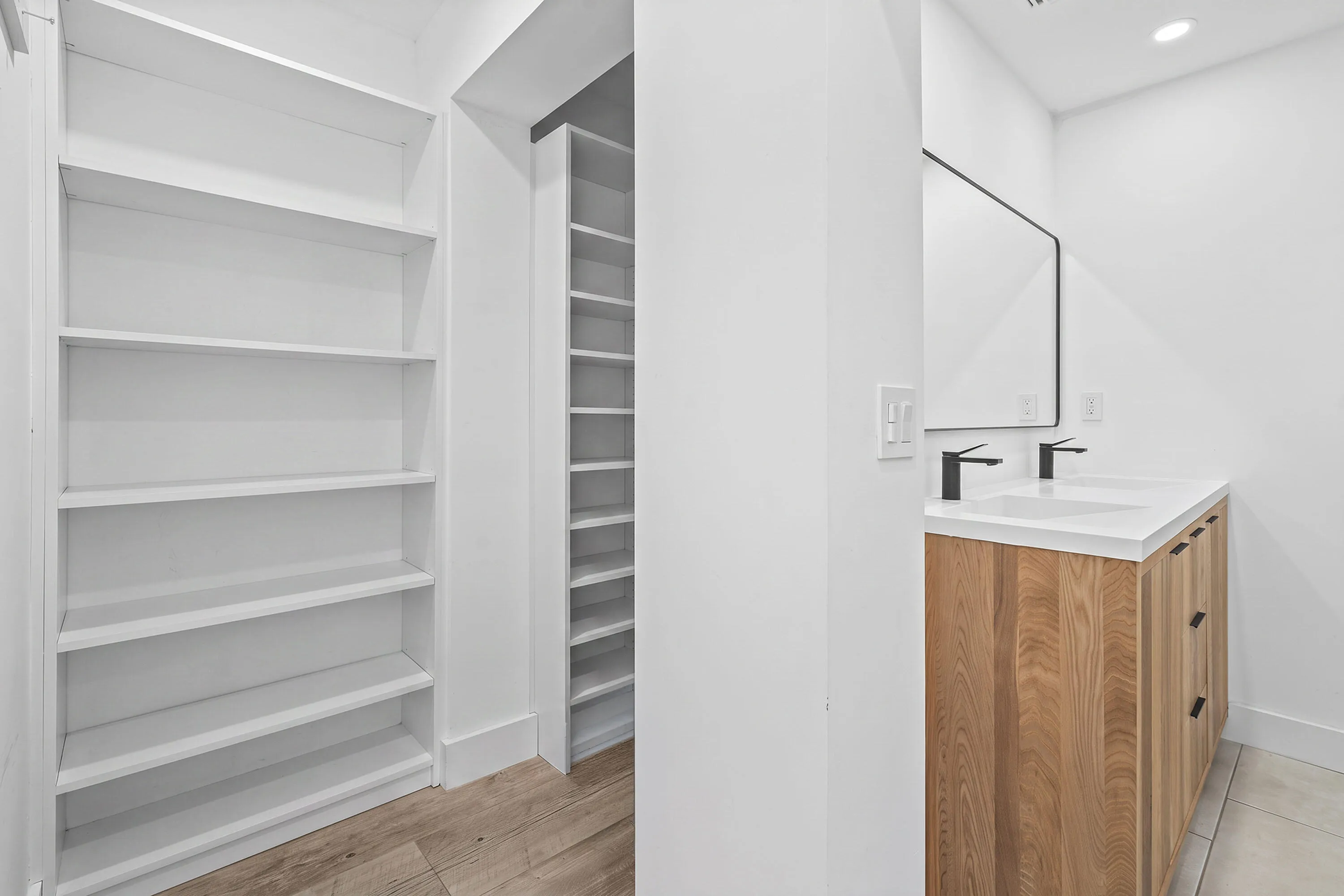 Master bath and closet