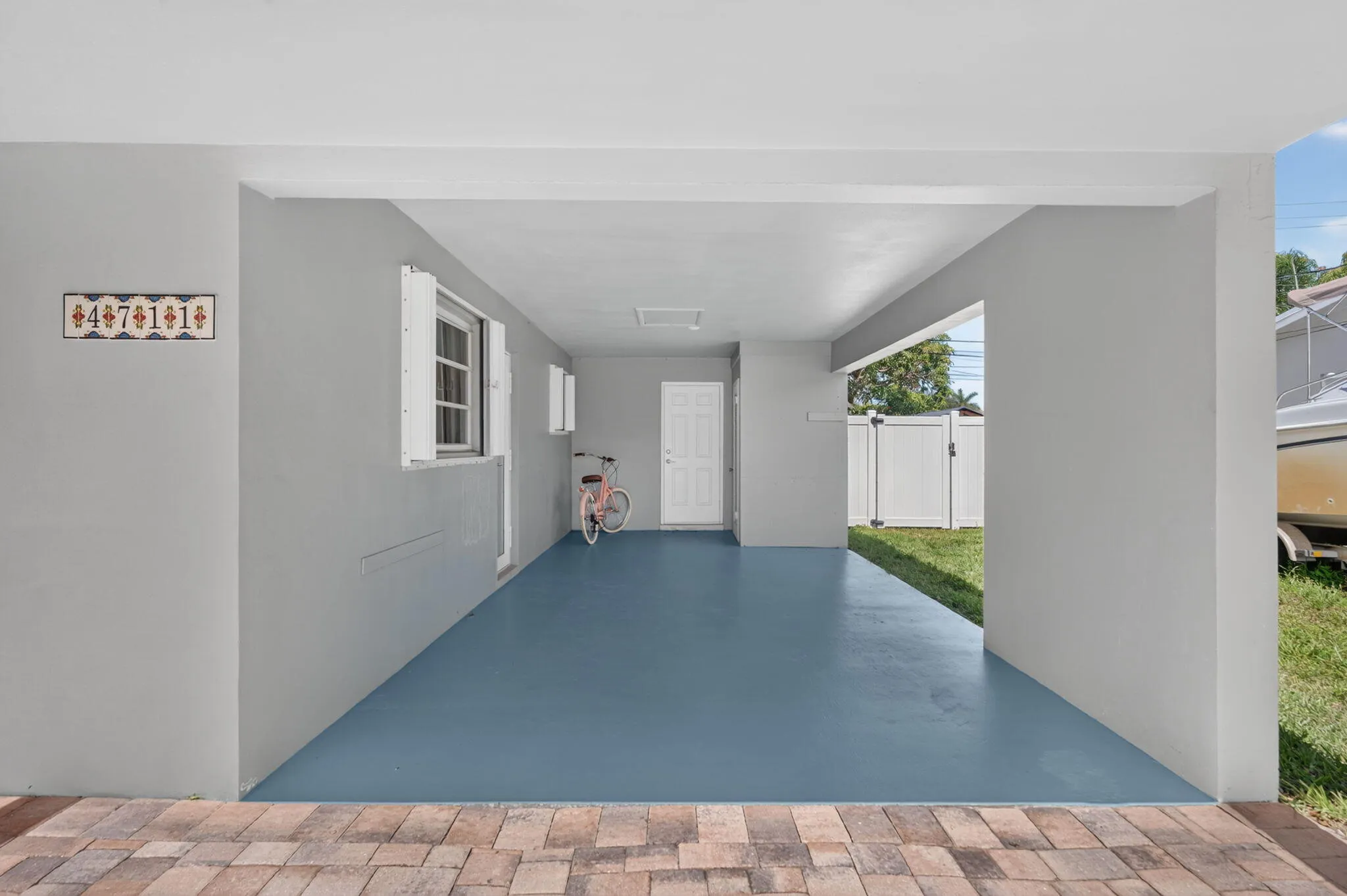 Freshly Painted Floor