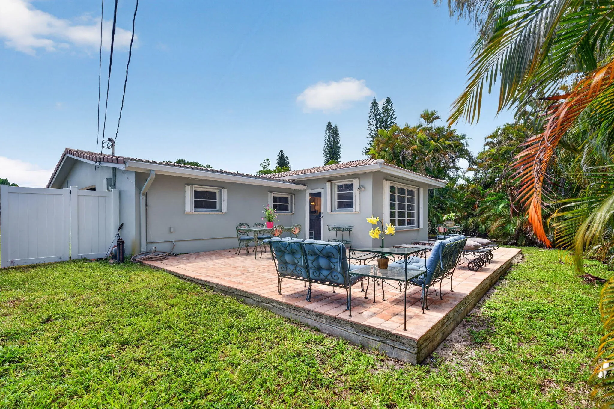 Spacious Paver Patio